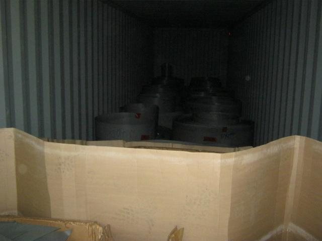 Coils container rear